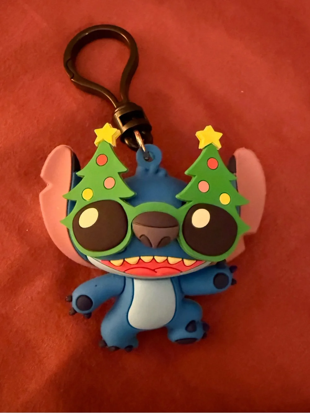 Disney Stitch Holiday Keychain